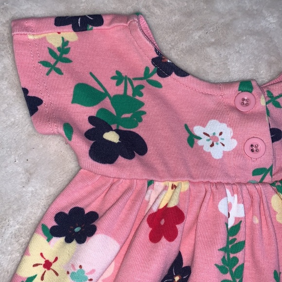 Hanna Andersson 60 Pink Floral Dress 3-6M Perfect!💕 - Picture 5 of 10